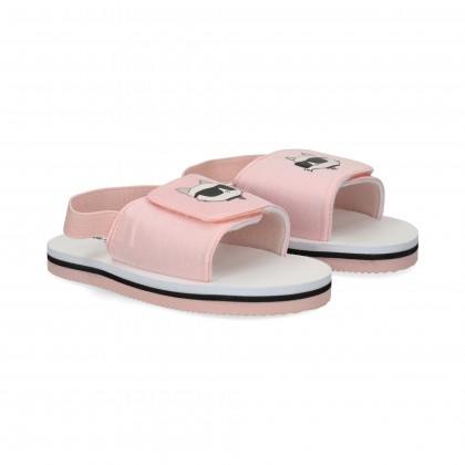 SANDALIA VELCRO ROSA