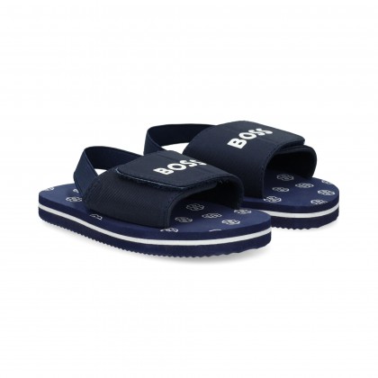 SANDALIA VELCRO AZUL