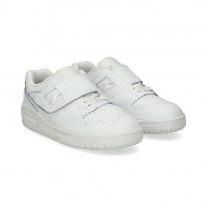 DEPORTIVO CORDON VELCRO PIEL BLANCO