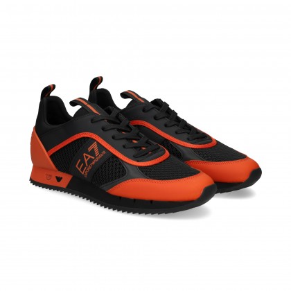 DEPORTIVO MALLA NARANJA+NEGRO