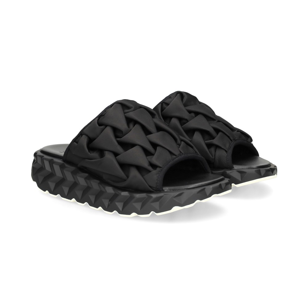 4ccccees sandalias con plataforma mujer - negro talla 38