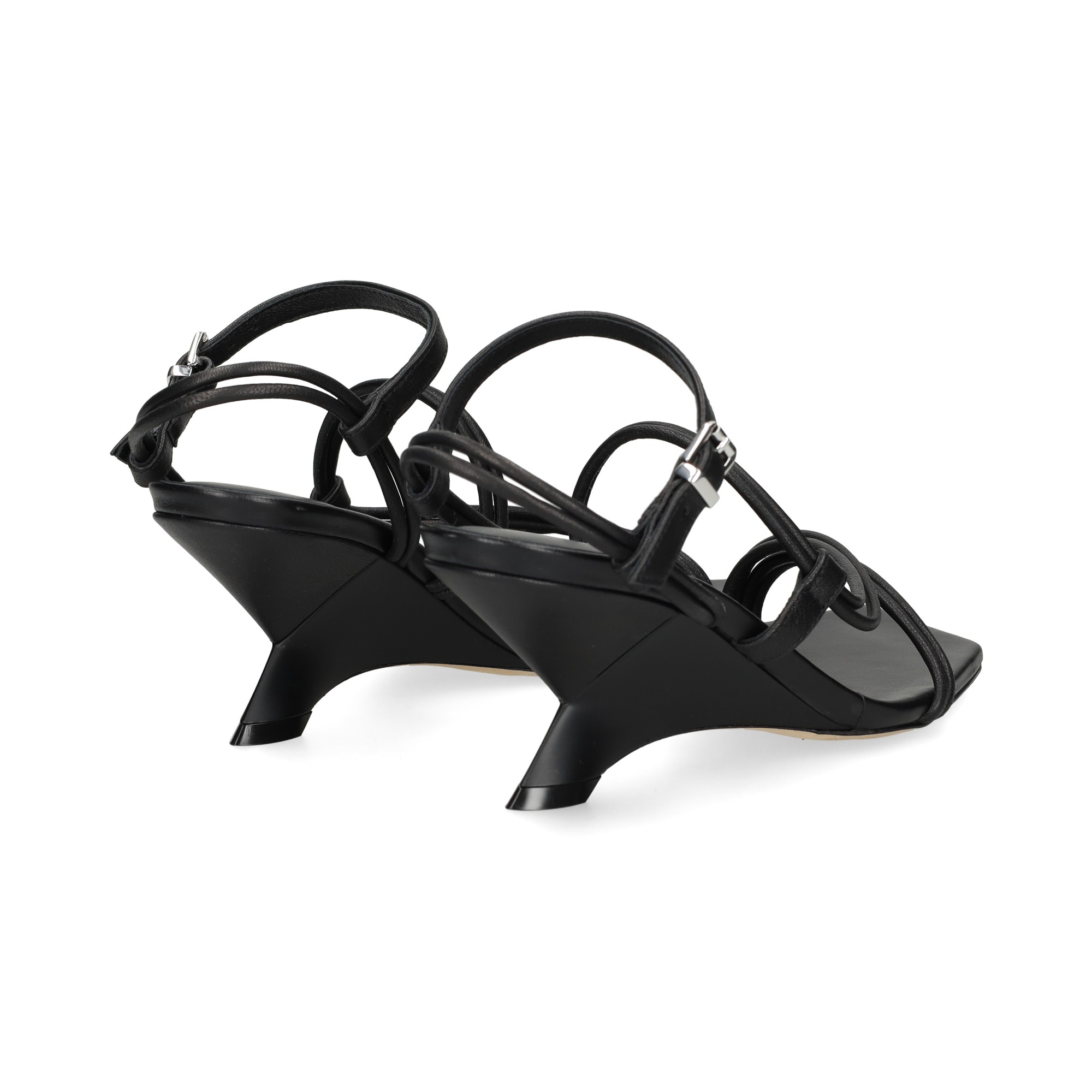 sandalia-cuna-doble-tiras-piel-negro