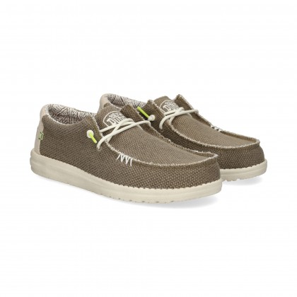 DEPORTIVO WALLABEE TEJIDO GRIS