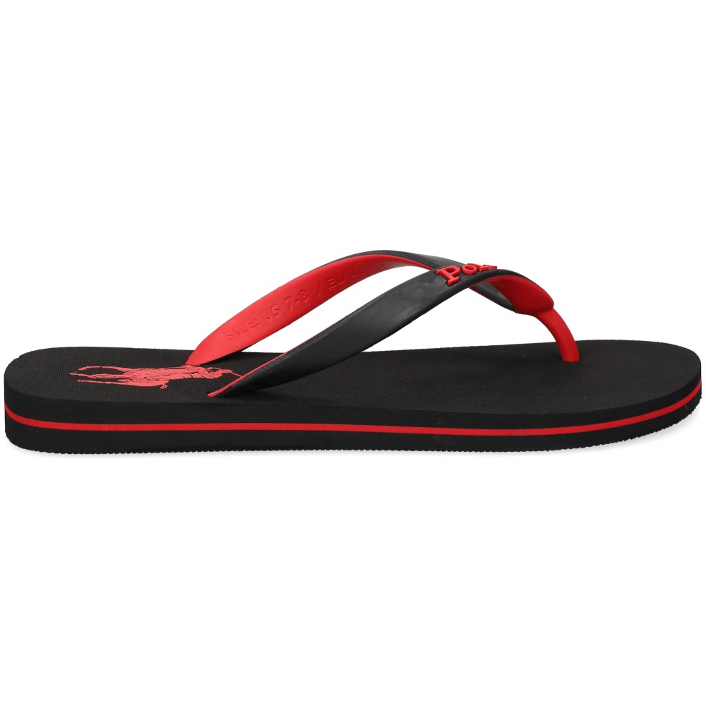 Polo Ralph Lauren BOLT Chanclas Hombre - Negro Talla 10 – imagen 2