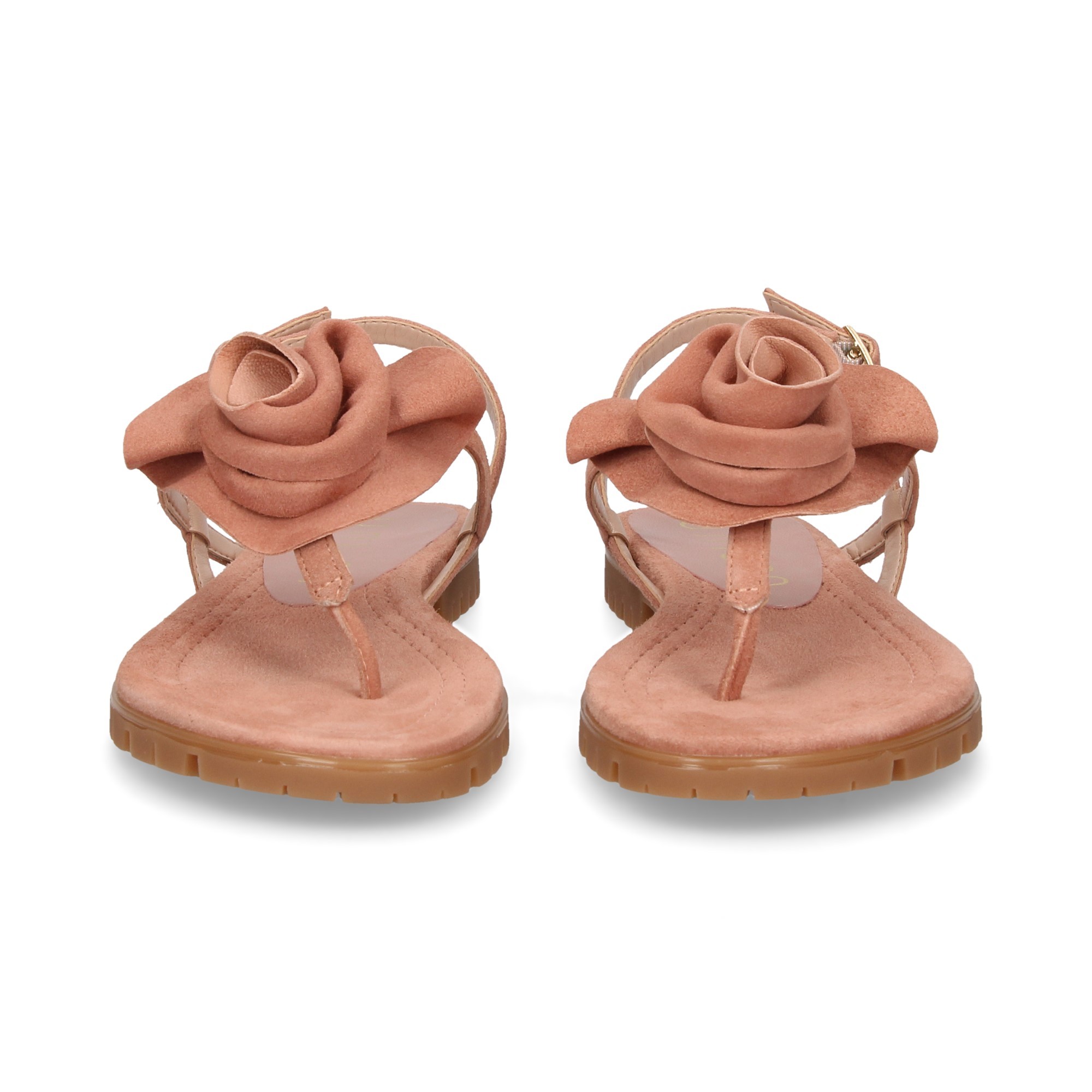 SCHIAVO LEGATO TALLONE FIORE FIORE CAMOSCIO ROSA