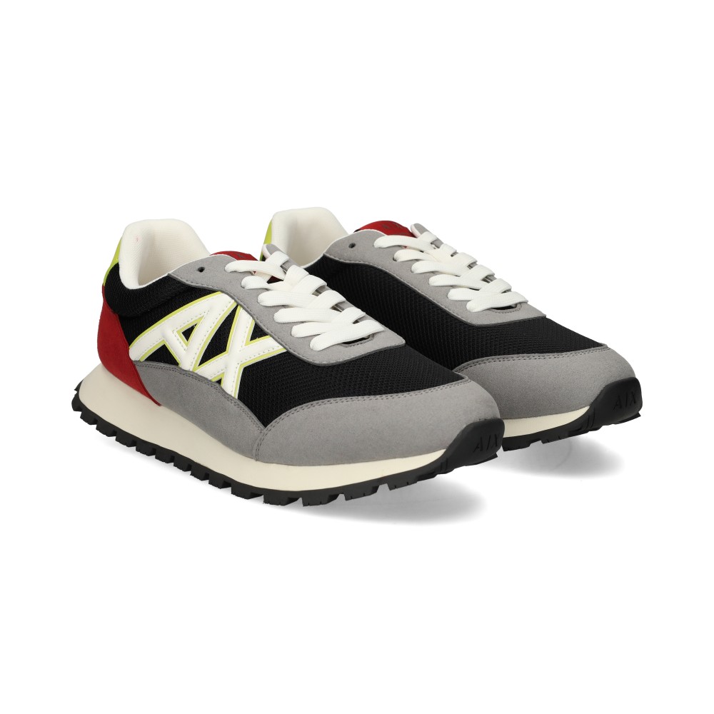 Armani Exchange Hombre Negro Zapatillas - Talla 8