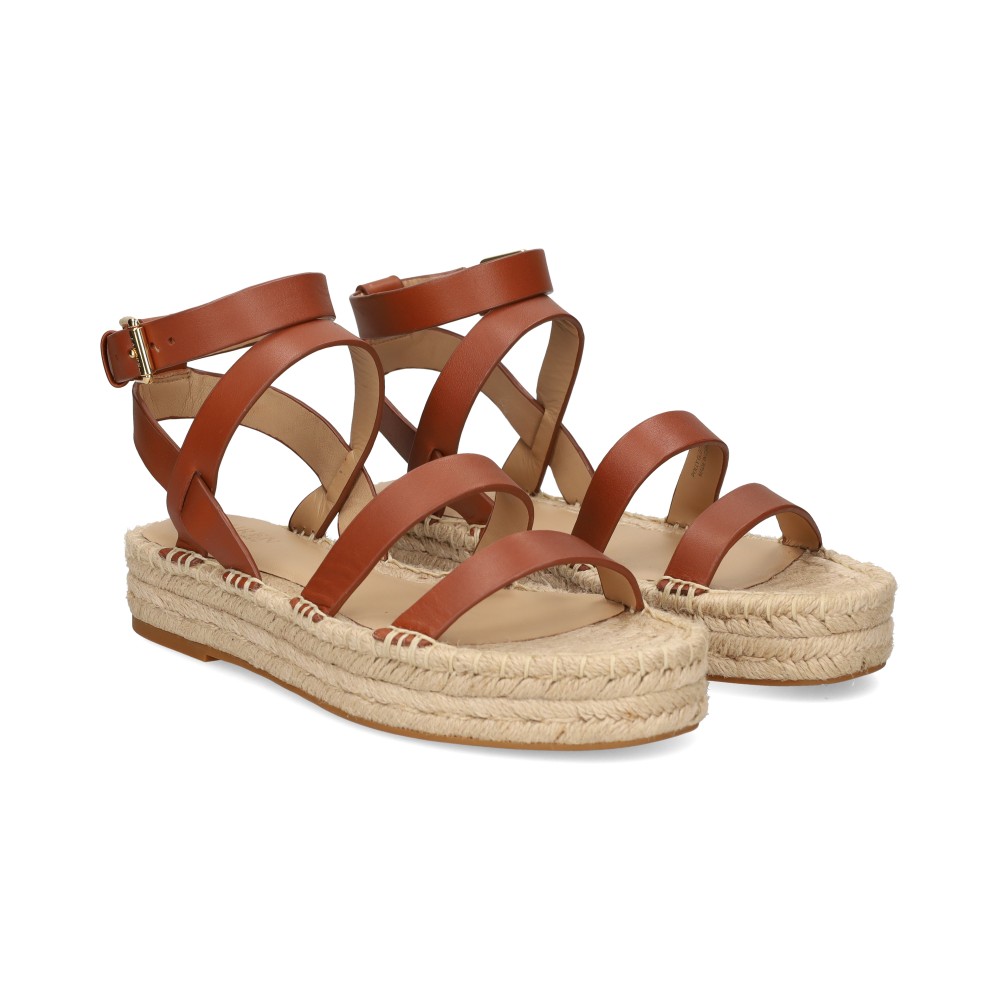 Lauren Ralph Lauren POLLY GLDTR Sandalias Con Plataforma Mujer - Marrón Talla 7