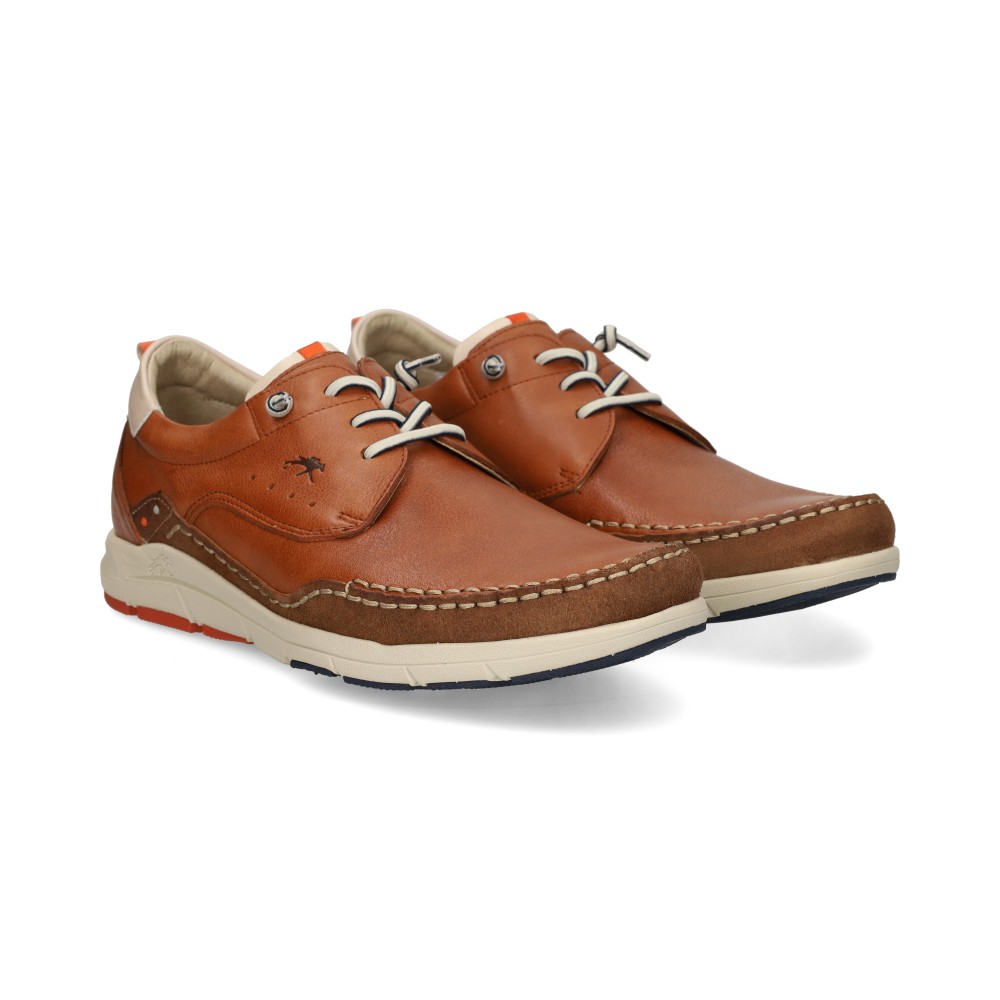 fluchos zapatillas hombre - marron talla 41