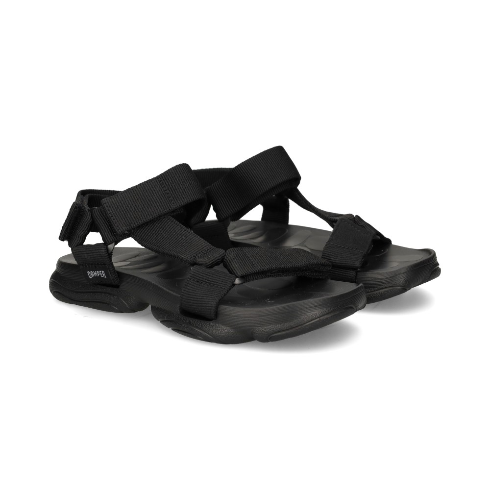 Camper K201794 Sandalias Planas Mujer - Negro Talla 37