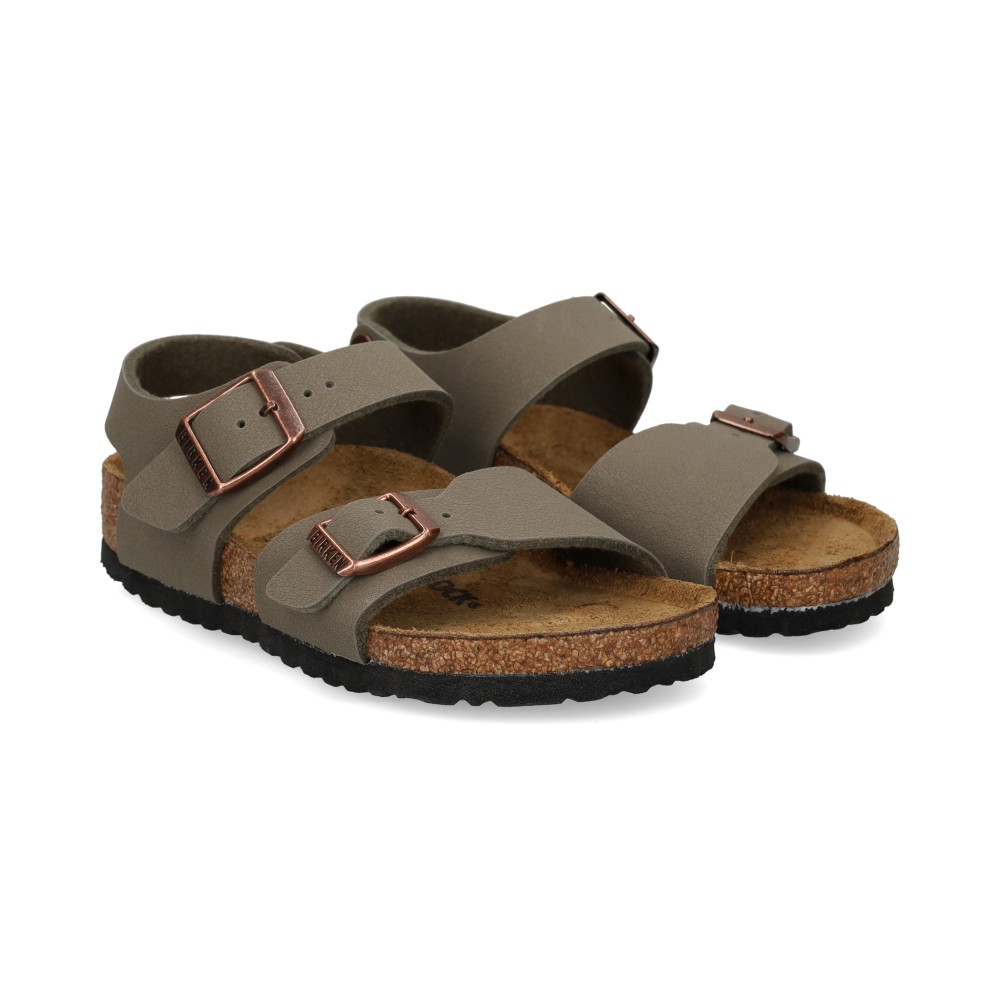 Birkenstock New York Kids BFBC Sandalias Y Chanclas Niño - Gris Talla 34