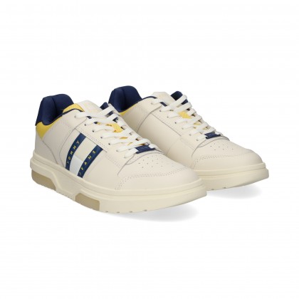 Tommy Hilfiger Talon Azul+amarillo Dep.piel Hielo Azul