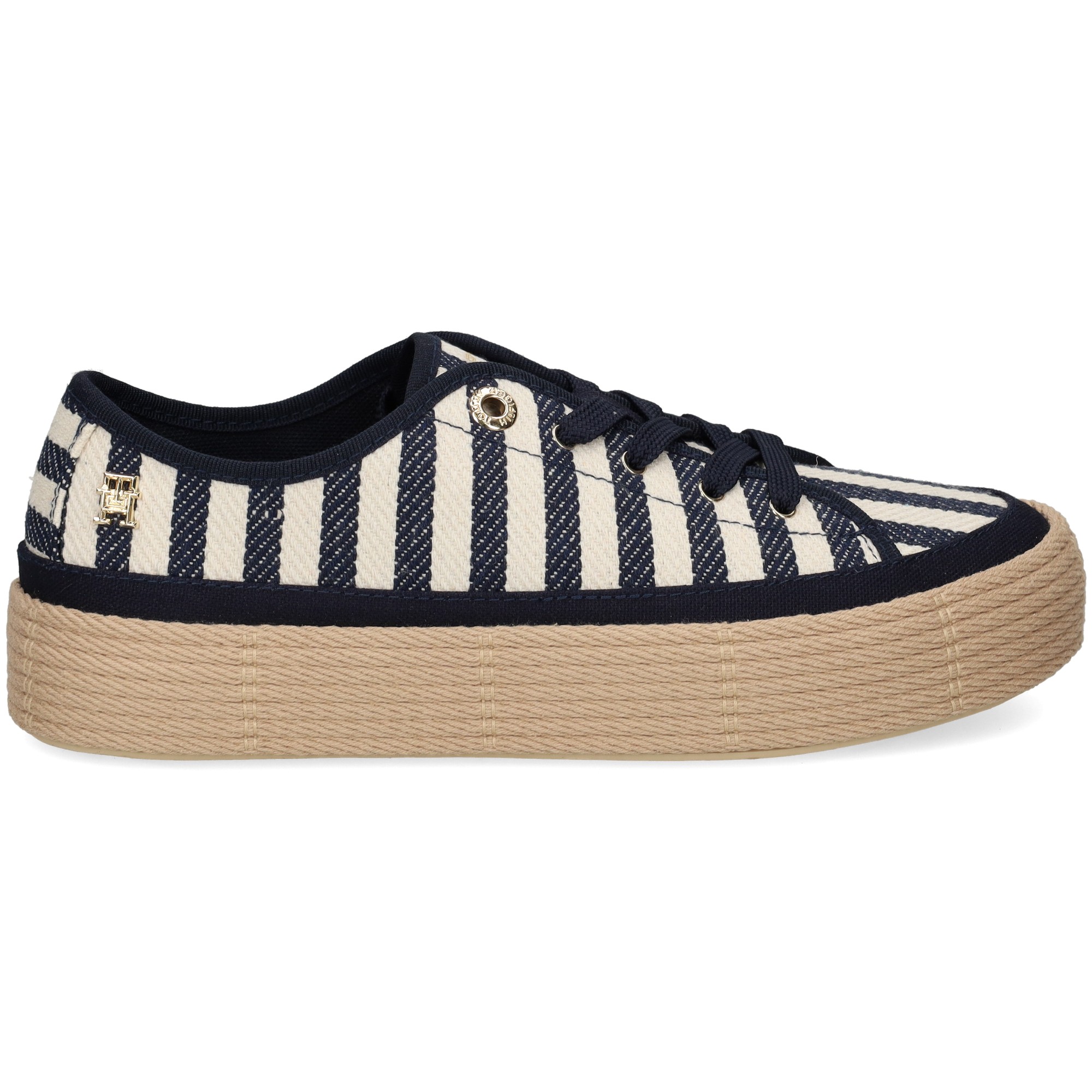 Tommy Hilfiger TENIS ALPARGATA DE RAYAS COMBI HIELO space blue — foto 2