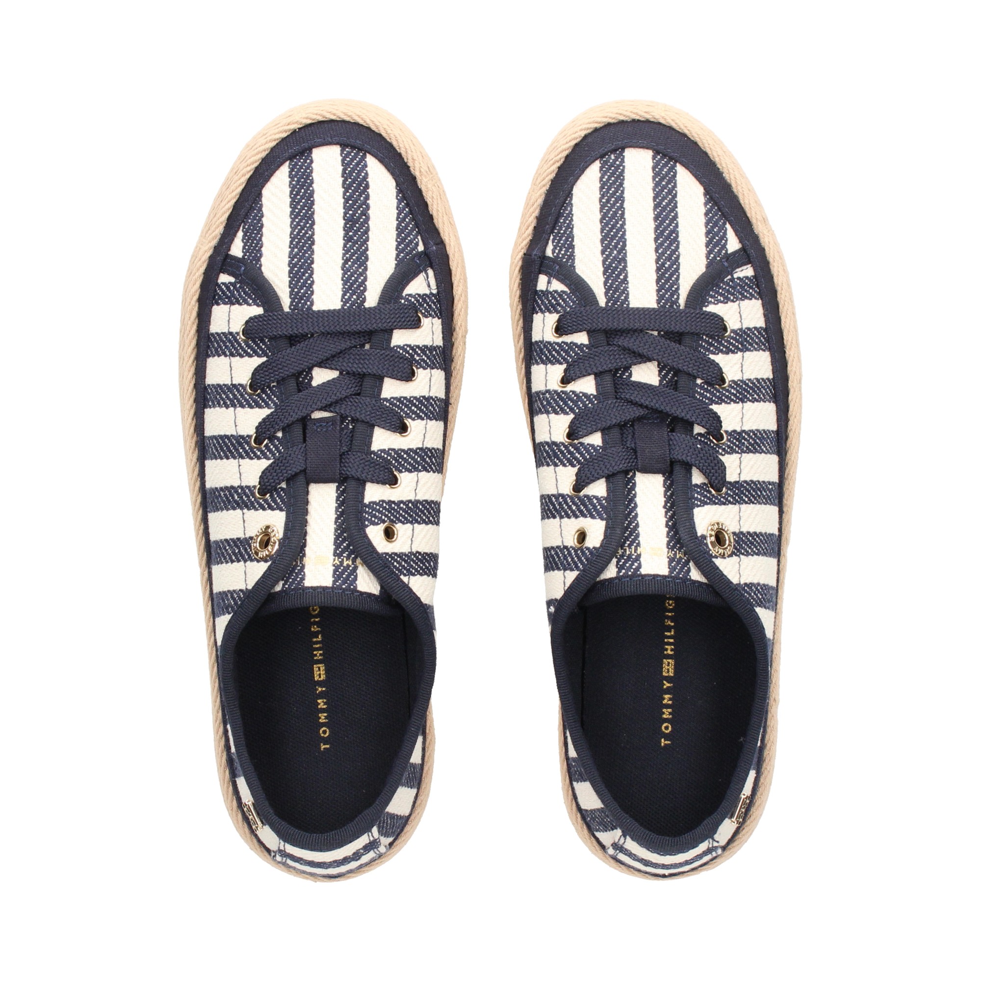 Tommy Hilfiger TENIS ALPARGATA DE RAYAS COMBI HIELO space blue — foto 6