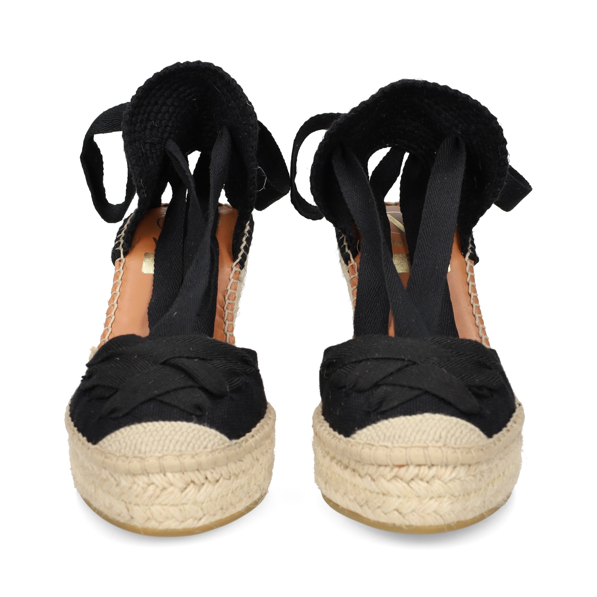 abierto-lados-acordonada-lino-negro