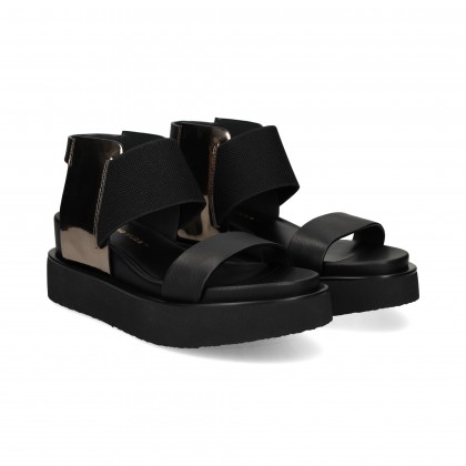 ELASTICO NEGRO PALA PIEL NEGRO