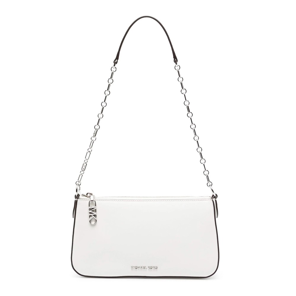 Michael Kors EMPIRE MD CHAIN POUCHETTE Bolsos Mujer - Blanco Talla Os