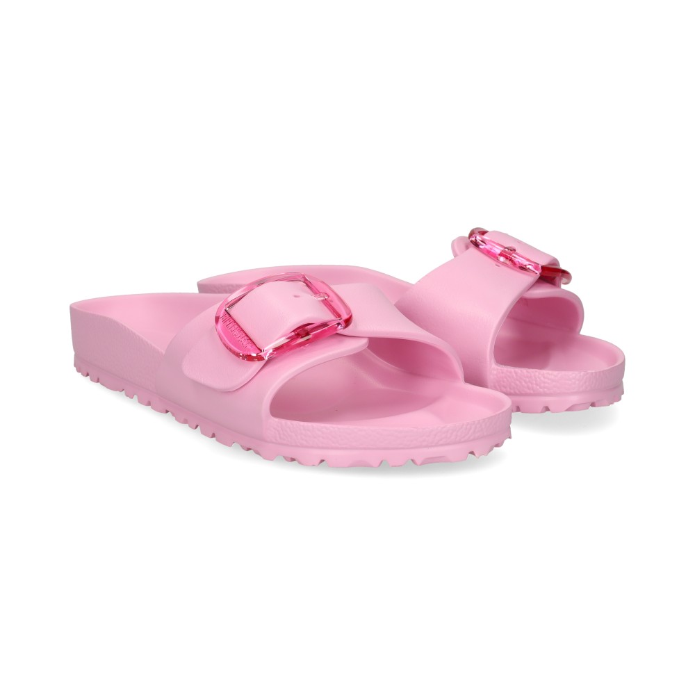 Birkenstock Madrid Big Buckle EVA Sandalias Planas Mujer - Rosa Talla 39n