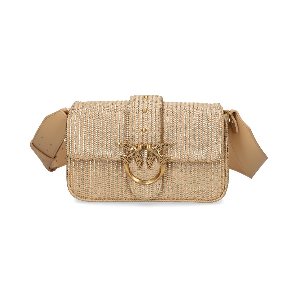 pinko bolsos mujer - dorado talla os