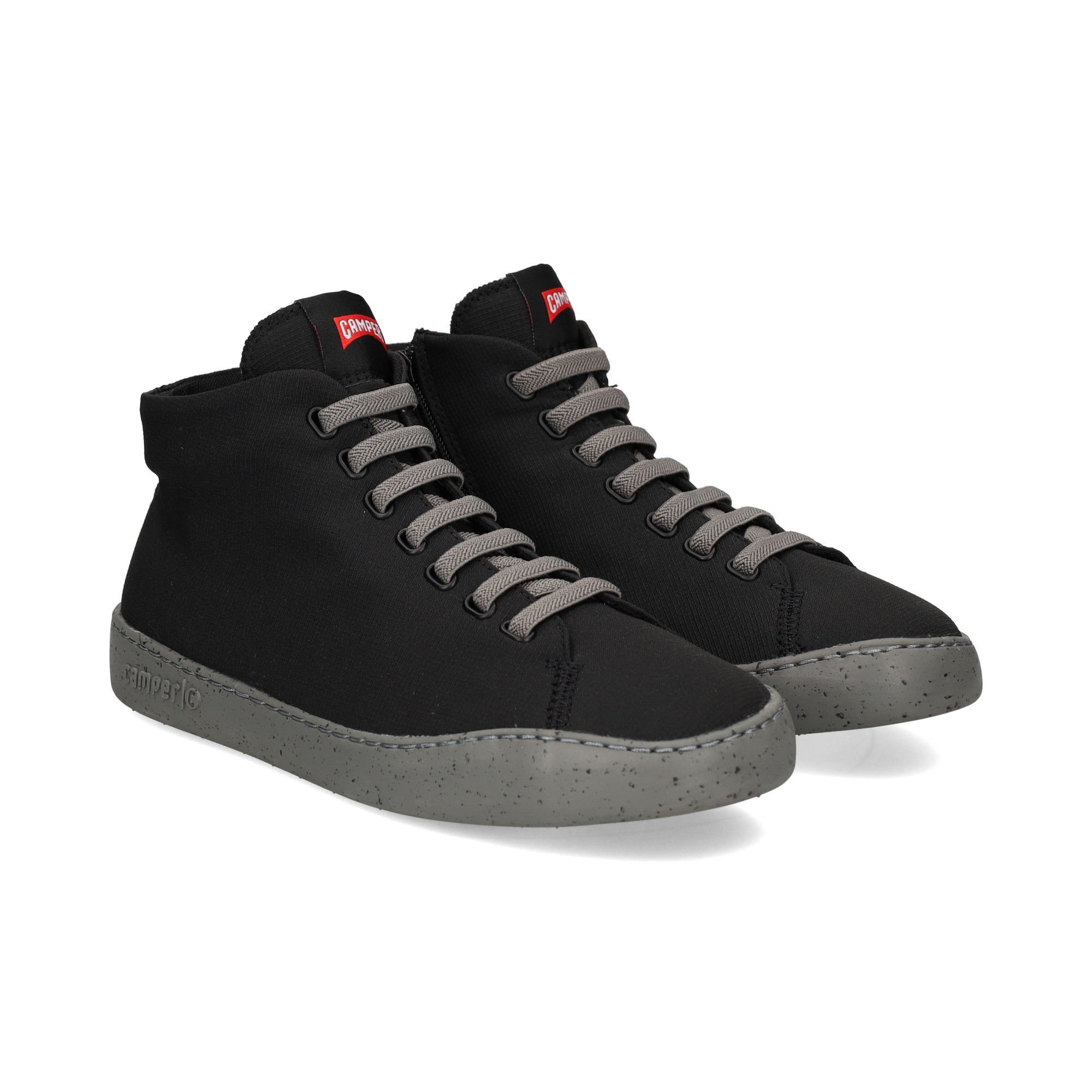botin-elasticos-nylon-negro