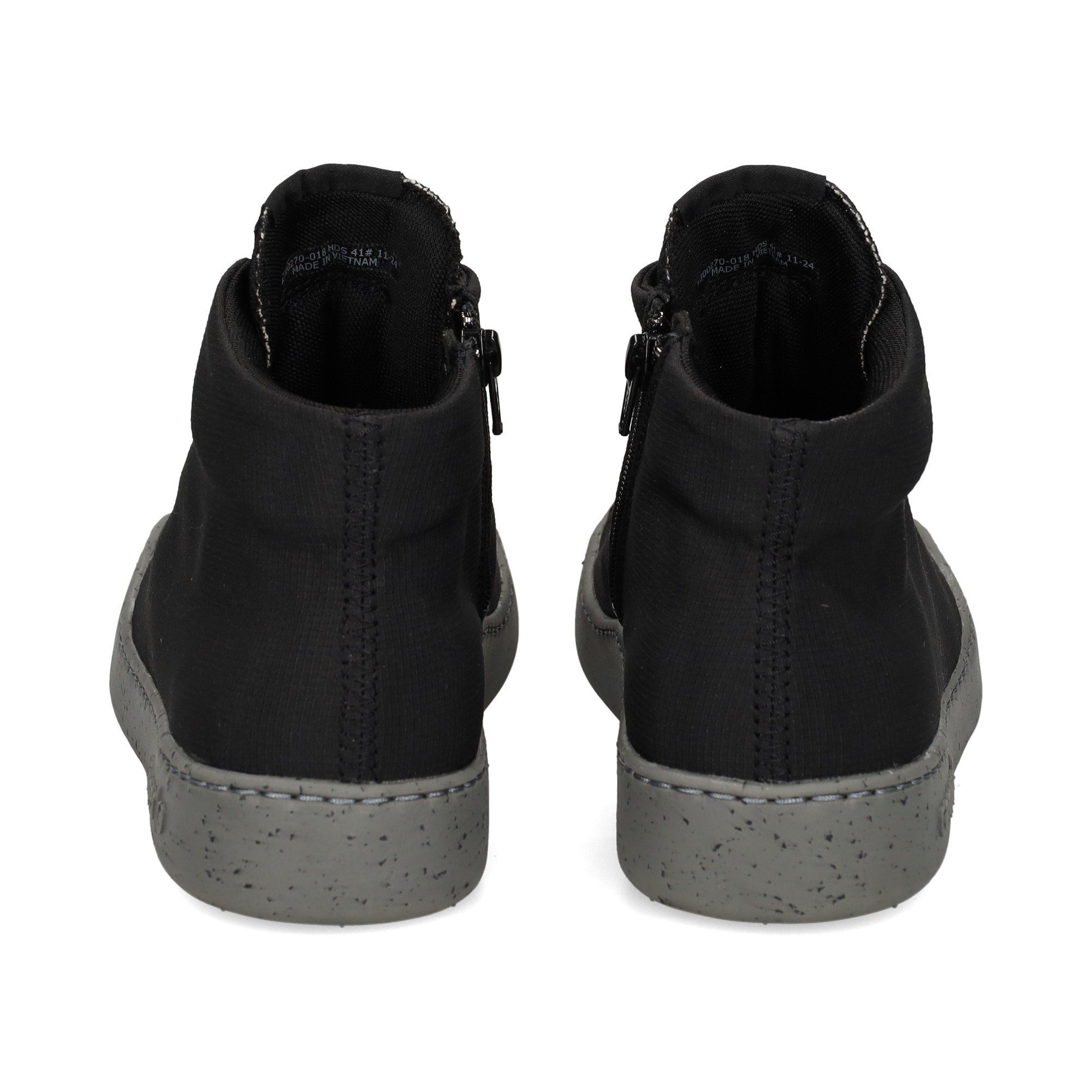 botin-elasticos-nylon-negro