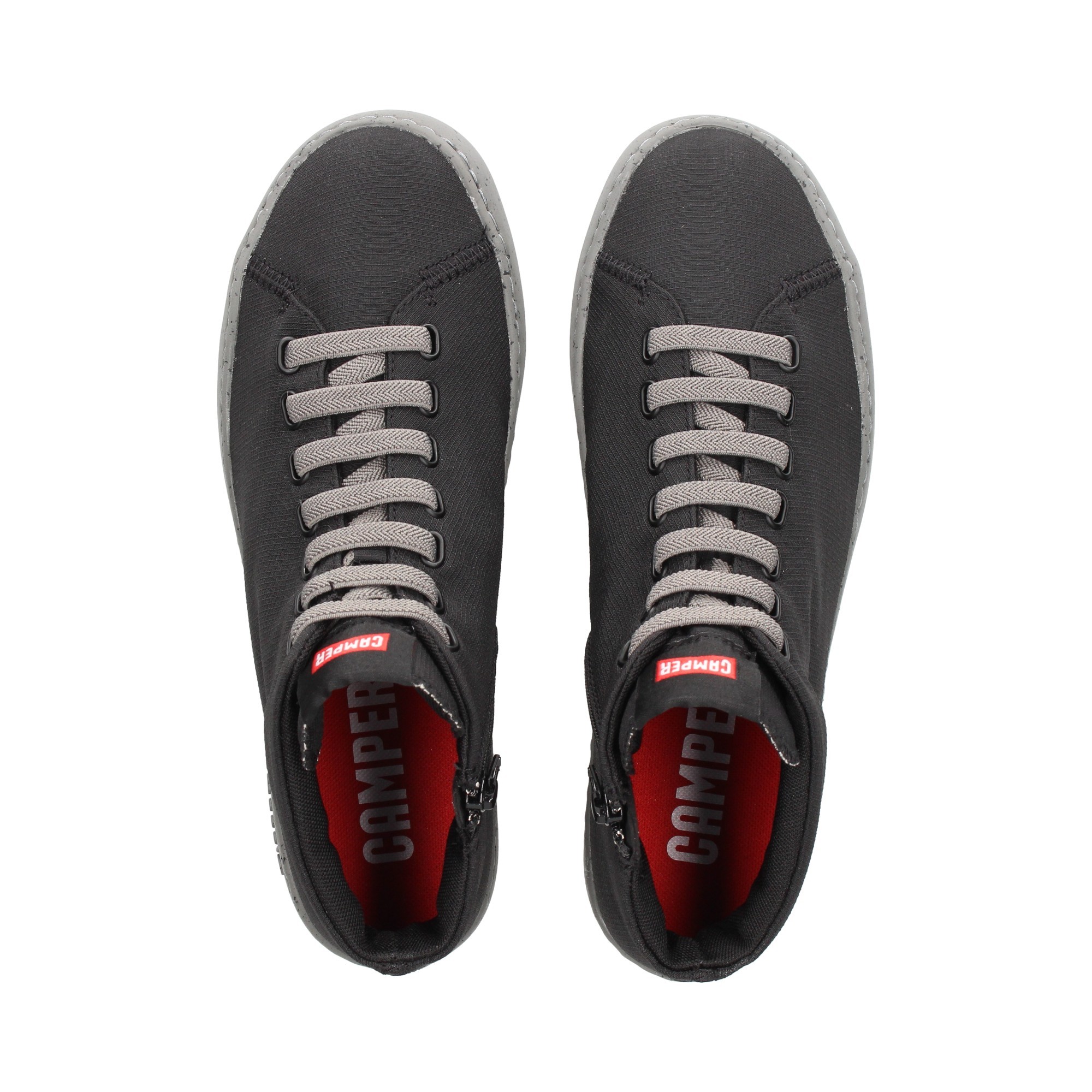 botin-elasticos-nylon-negro