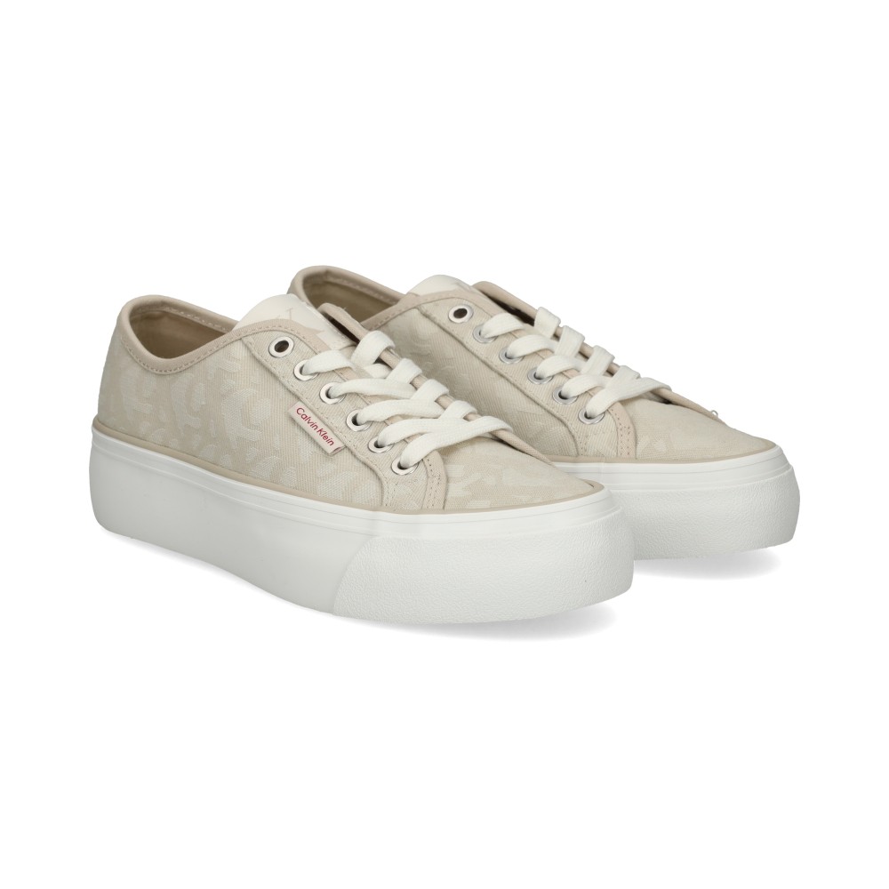 Calvin Klein YW0YW01965 Zapatillas Mujer - Beige Talla 39