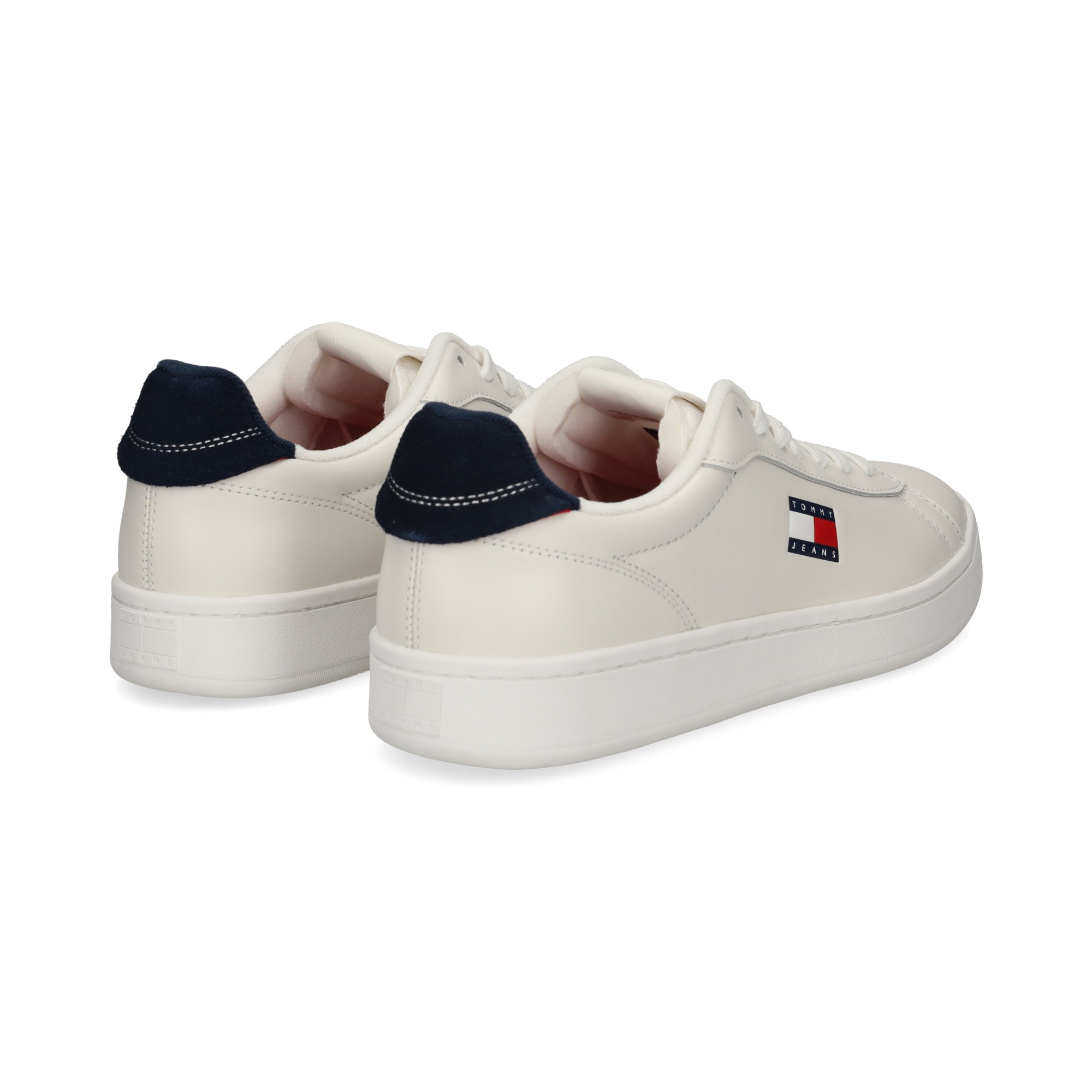 Tommy Hilfiger Banda Corporativa Dep, Piel Blanco RWB — foto 4