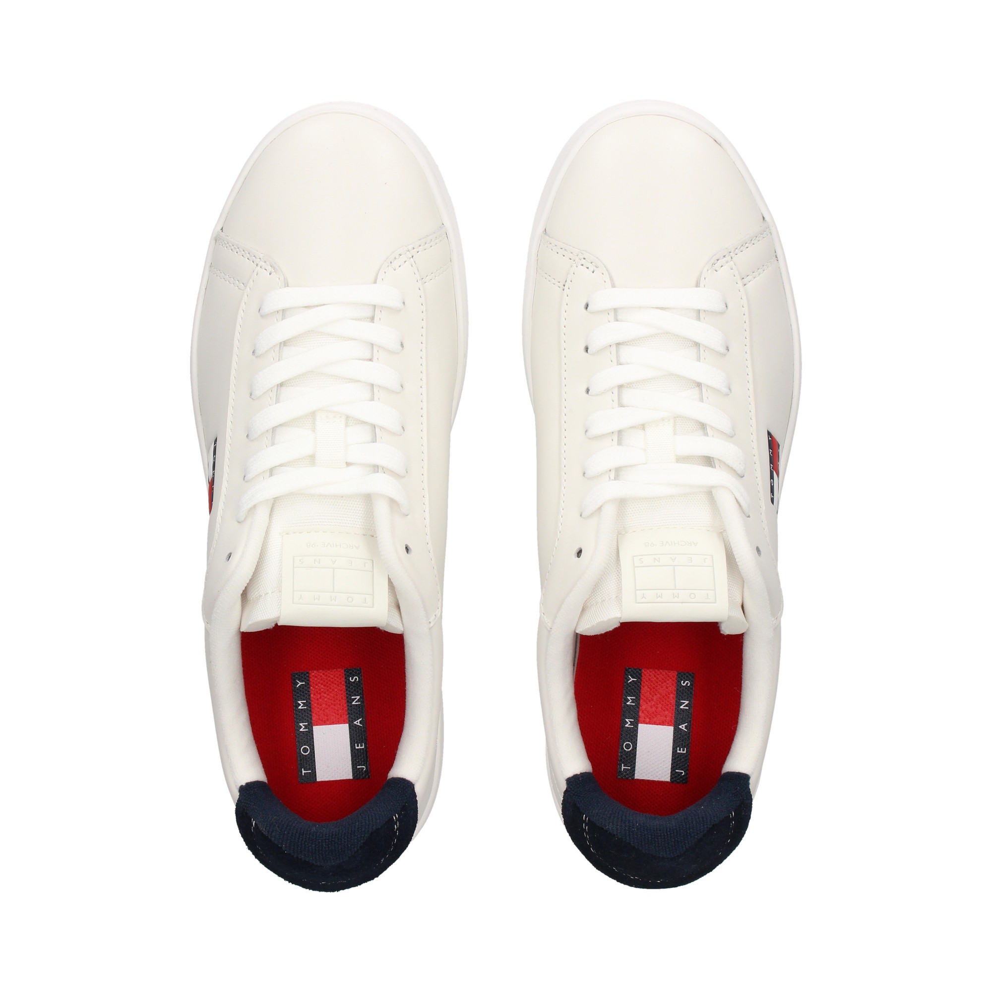 Tommy Hilfiger Banda Corporativa Dep, Piel Blanco RWB — foto 6