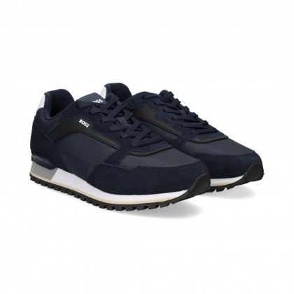 BOSS Deportivo Ante+nylon Azul Dark Blue