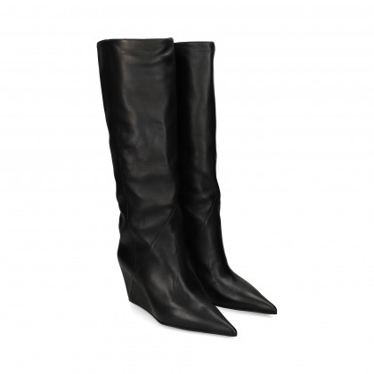 BOTA ALTA CUNA INTERIOR NEGRO