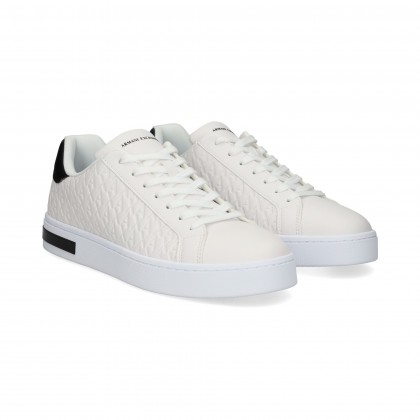 TALON NEGRO DEPORTIVO LOGO BLANCO