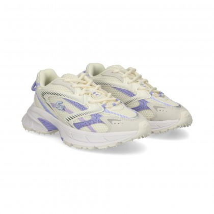 DEPORTIVO PIEL+MALLA LILA+BLANCO