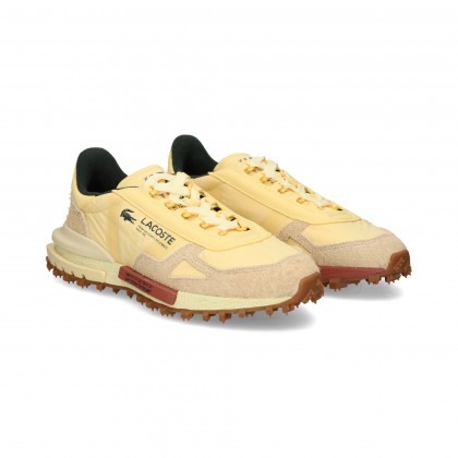 DEPORTIVO ARGOLLAS ANTE+NYLON AMARILLO