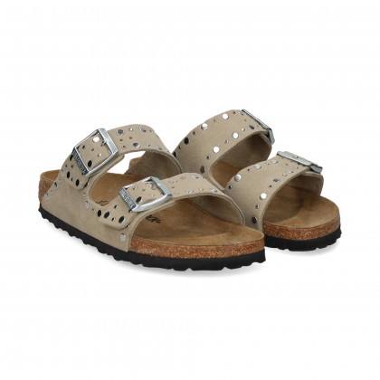 PALA 2 HEBILLAS TACHAS ANTE BEIGE