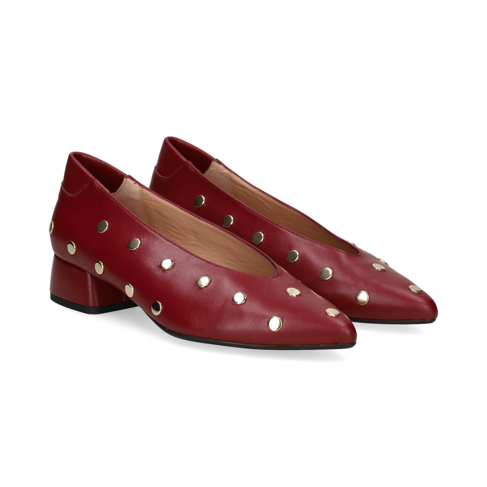 bailarina-tachas-piel-burdeos