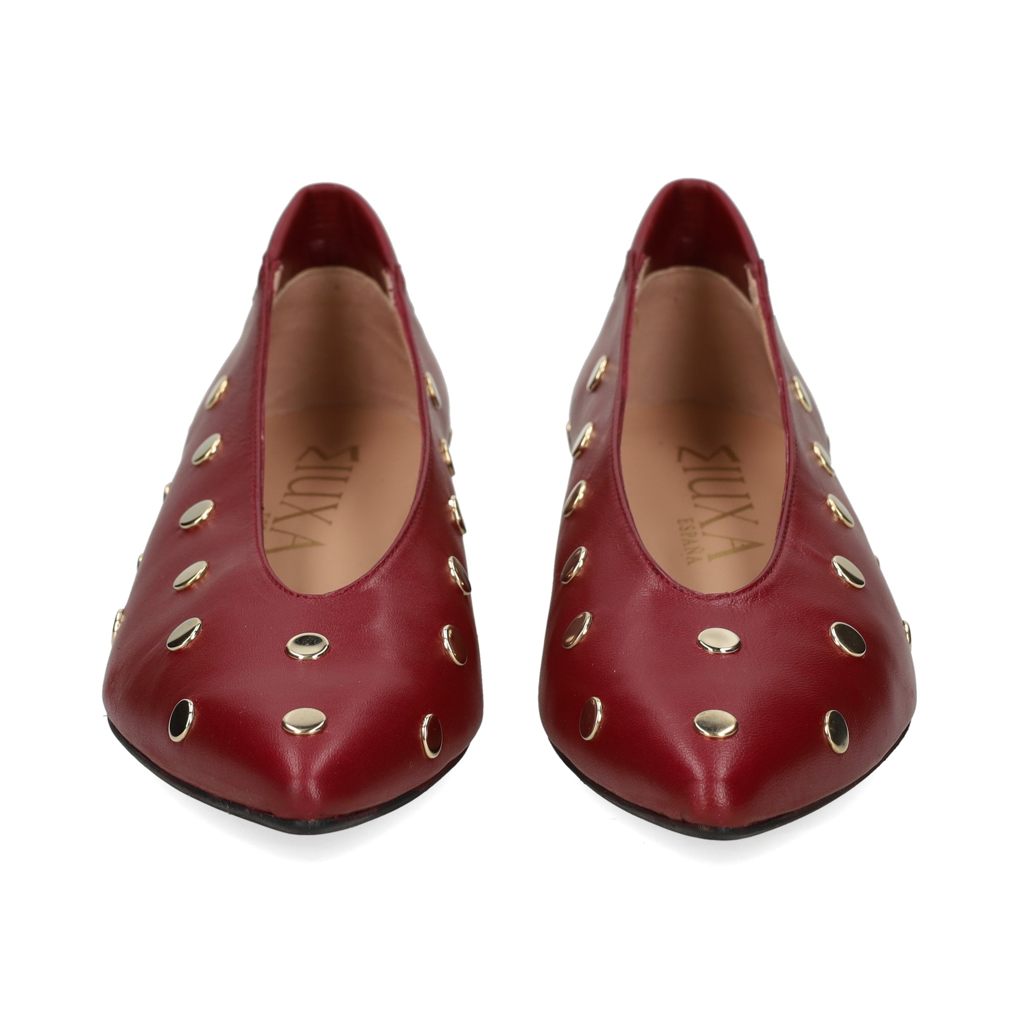 bailarina-tachas-piel-burdeos