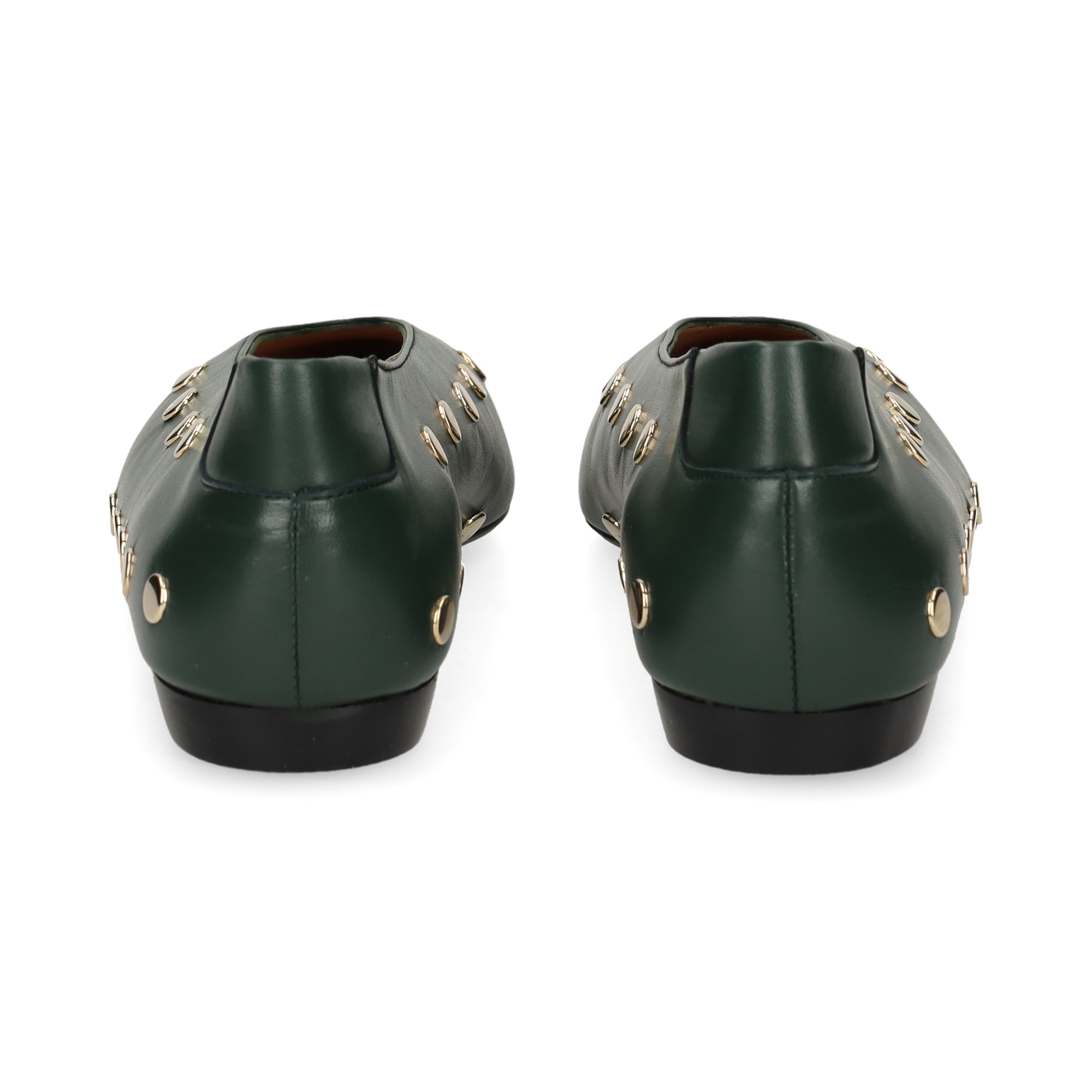 bailarina-tachas-piel-verde