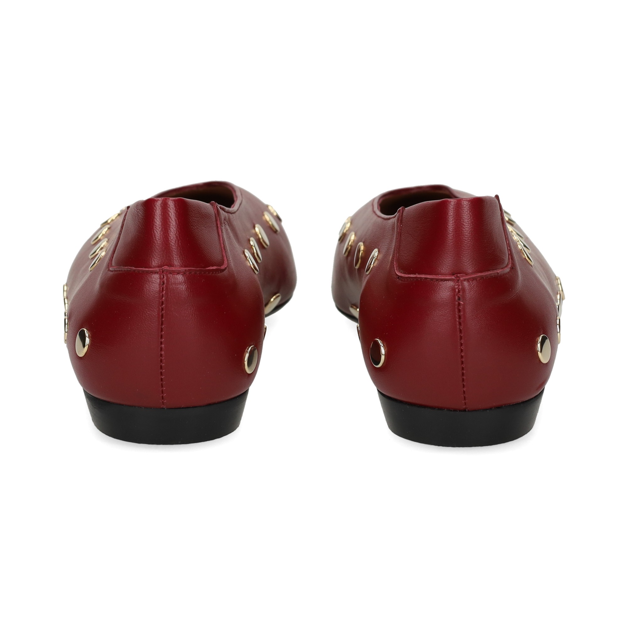 bailarina-tachas-piel-burdeos