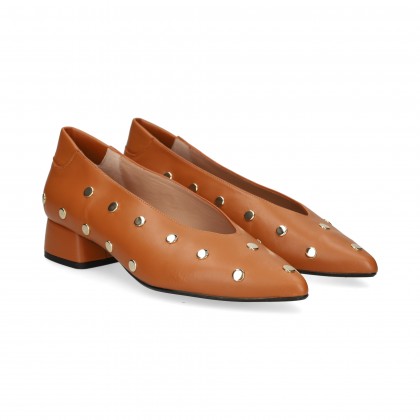 BAILARINA TACHAS PIEL CUERO
