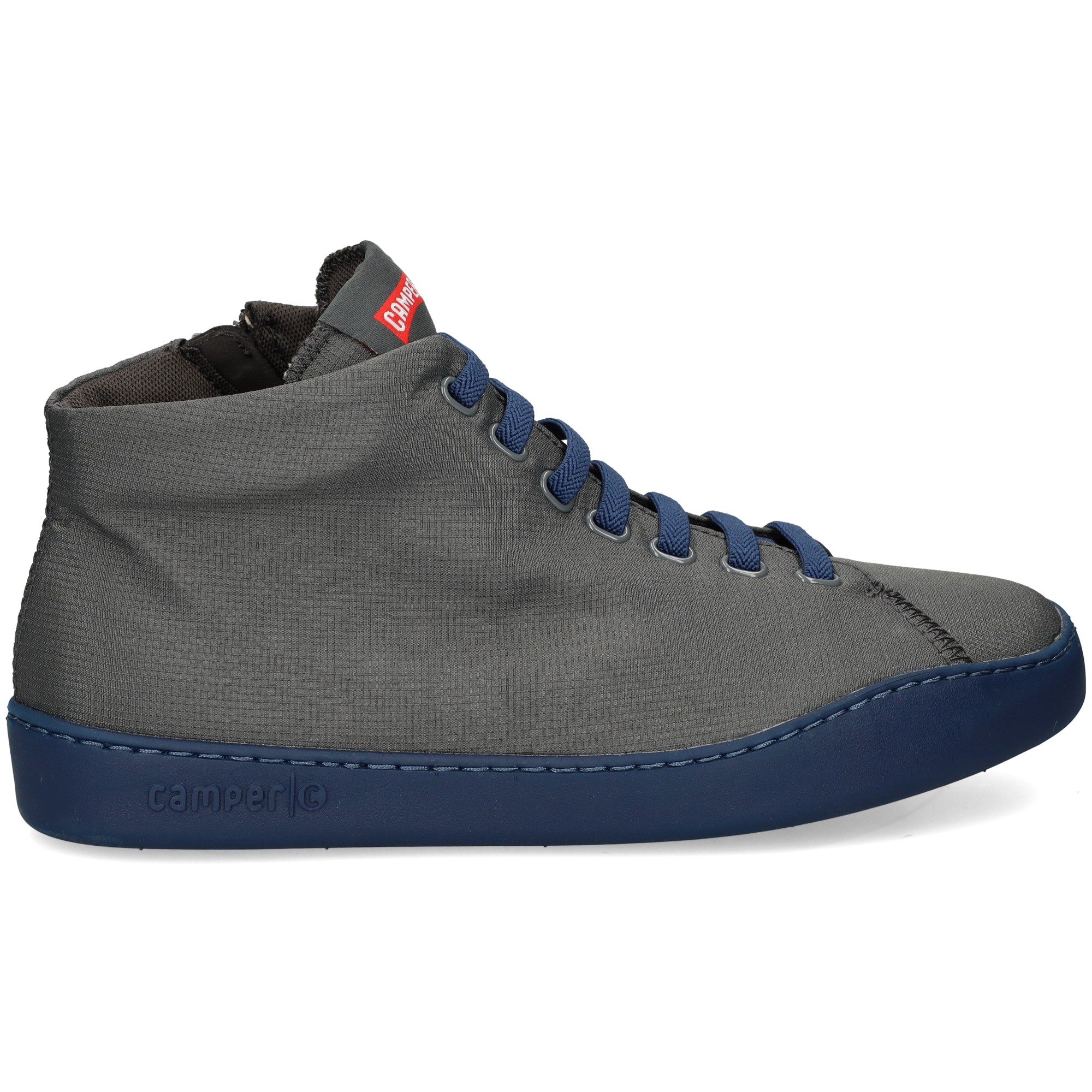 elasticos-azules-botin-nylon-gris