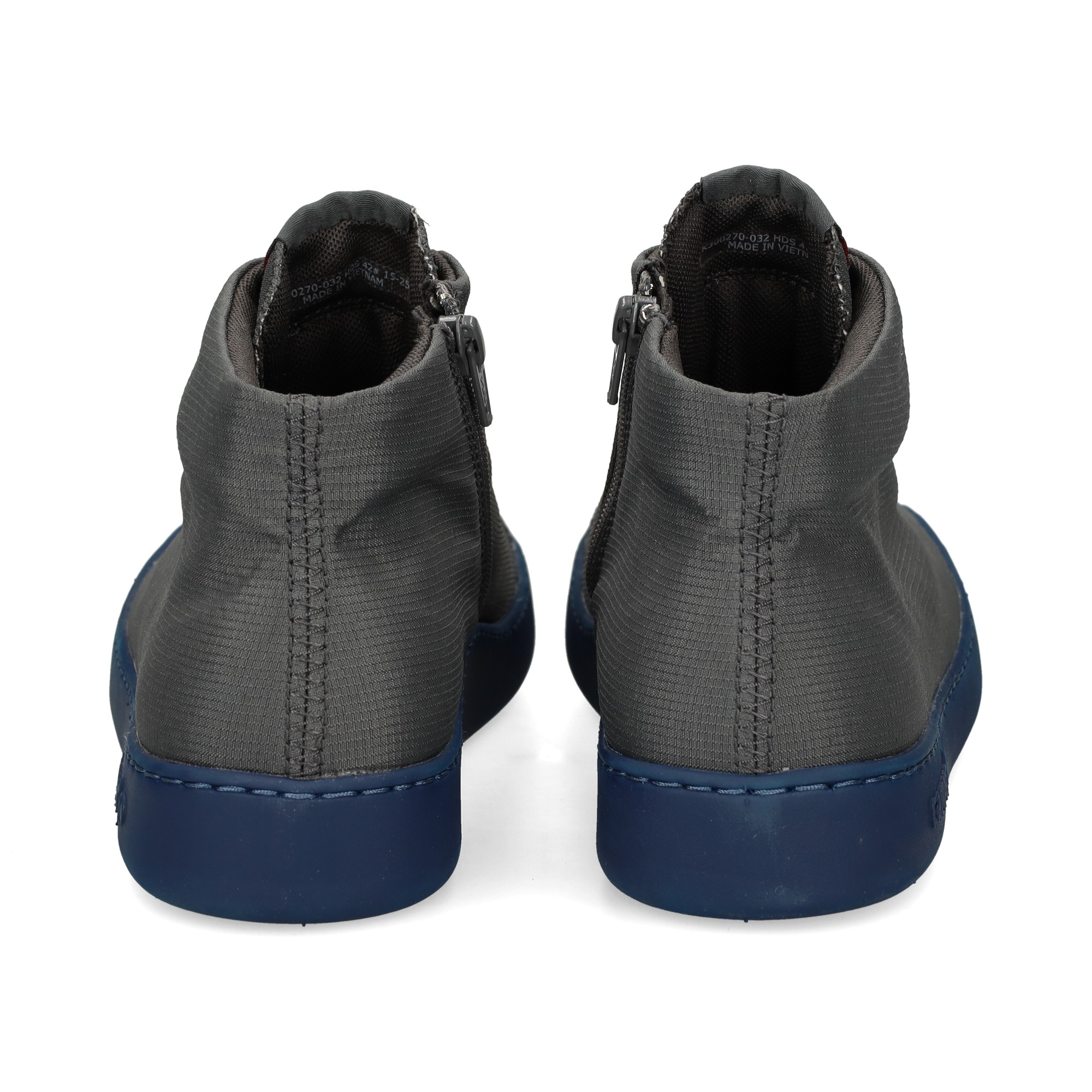 elasticos-azules-botin-nylon-gris