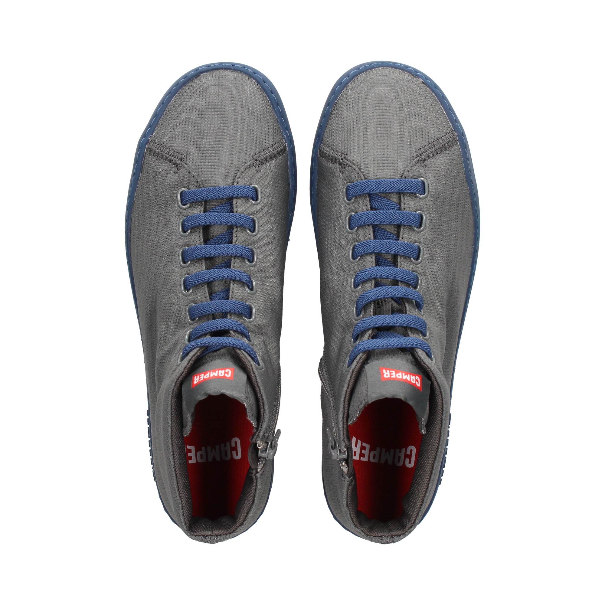 elasticos-azules-botin-nylon-gris