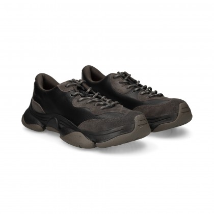 DEPORTIVO ANTE+PIEL NEGRO