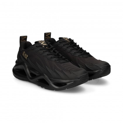 GOMA HUECA TEXTIL ORO+NEGRO