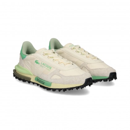 DEPORTIVO ANTE+NYLON VERDE+BLANCO