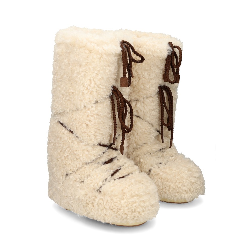 Moon Boot Botas Planas Mujer - Blanco Talla 39/41