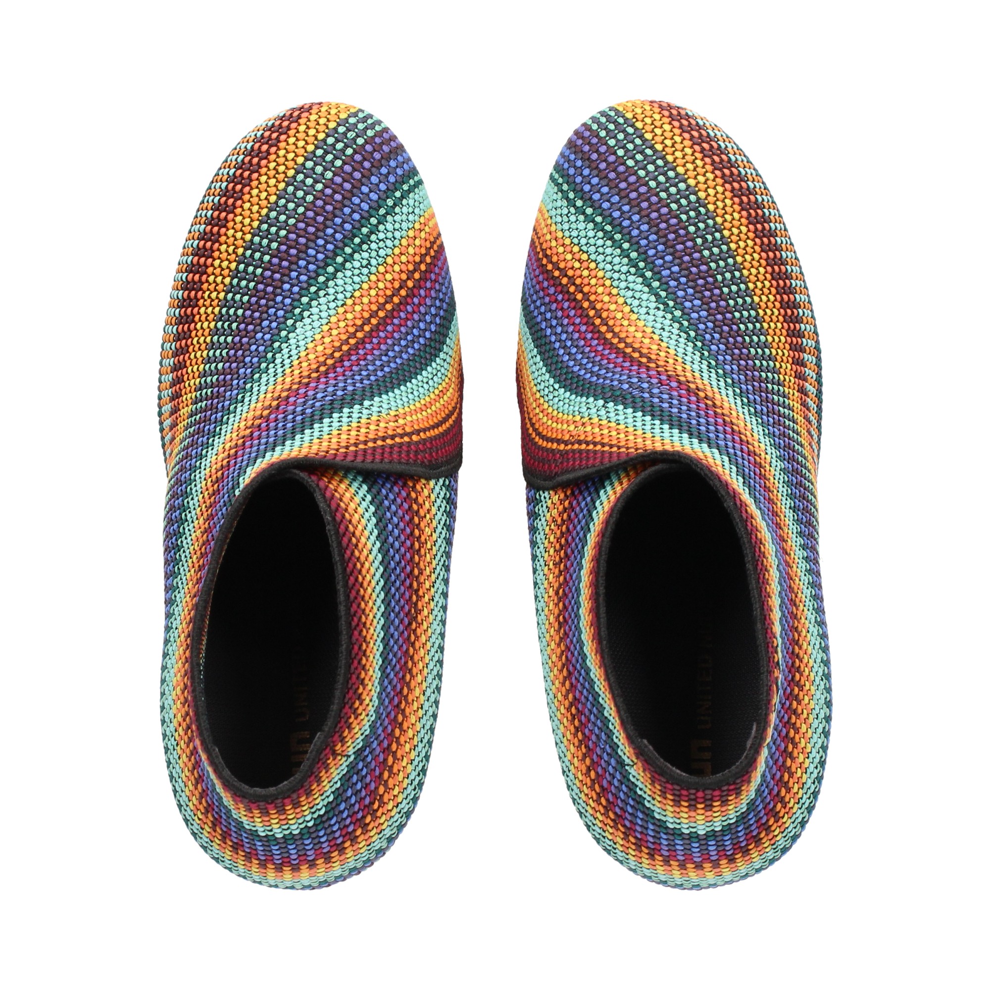 botin-elastico-multicolor-azules