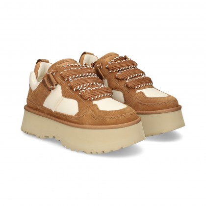 DEPORTIVO PLATAFORMA COMBI ANTE CUERO CHE CHESTNUT