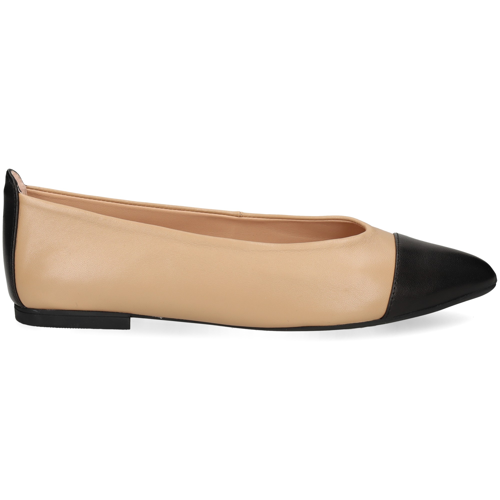 punta-negro-bailarina-piel-beige