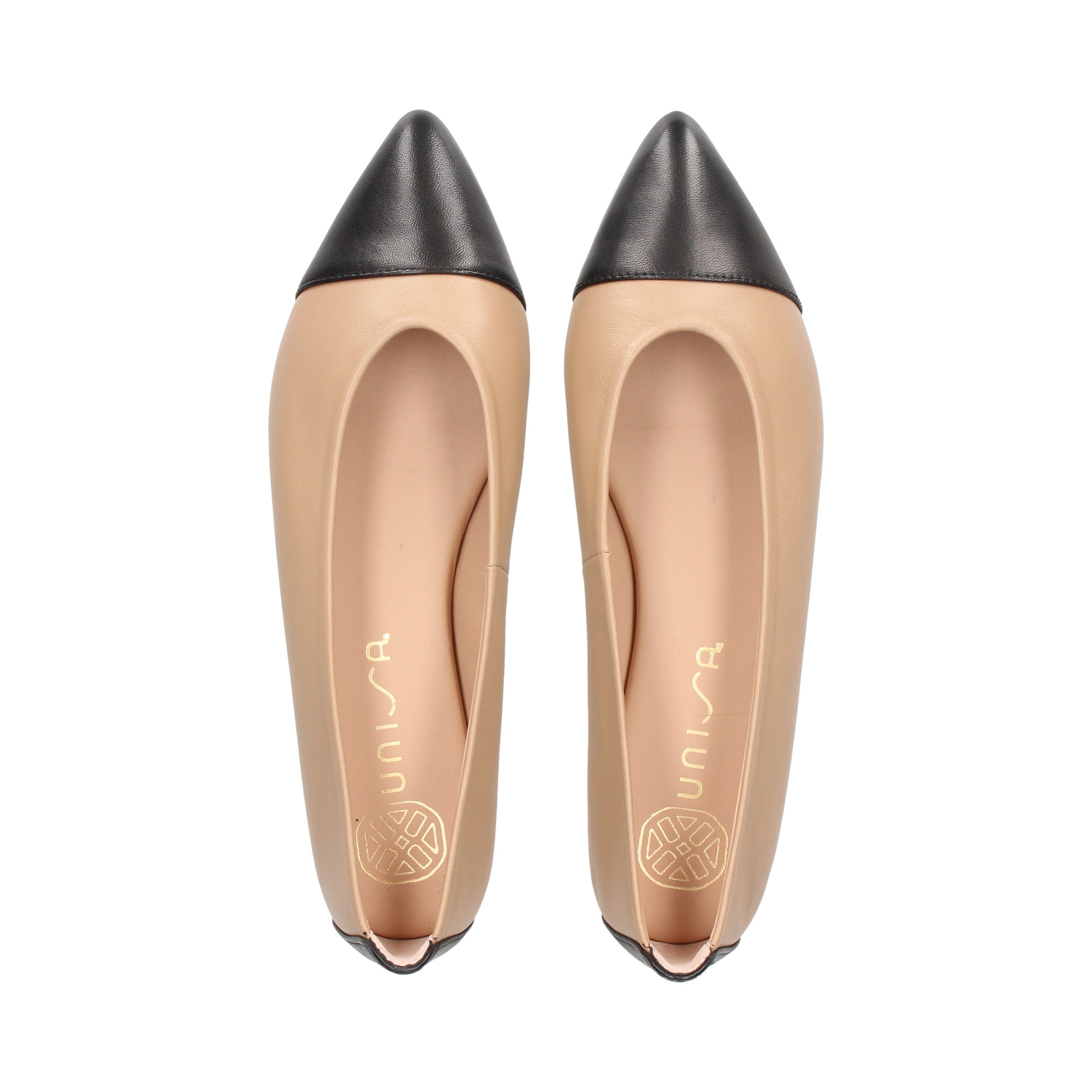 punta-negro-bailarina-piel-beige